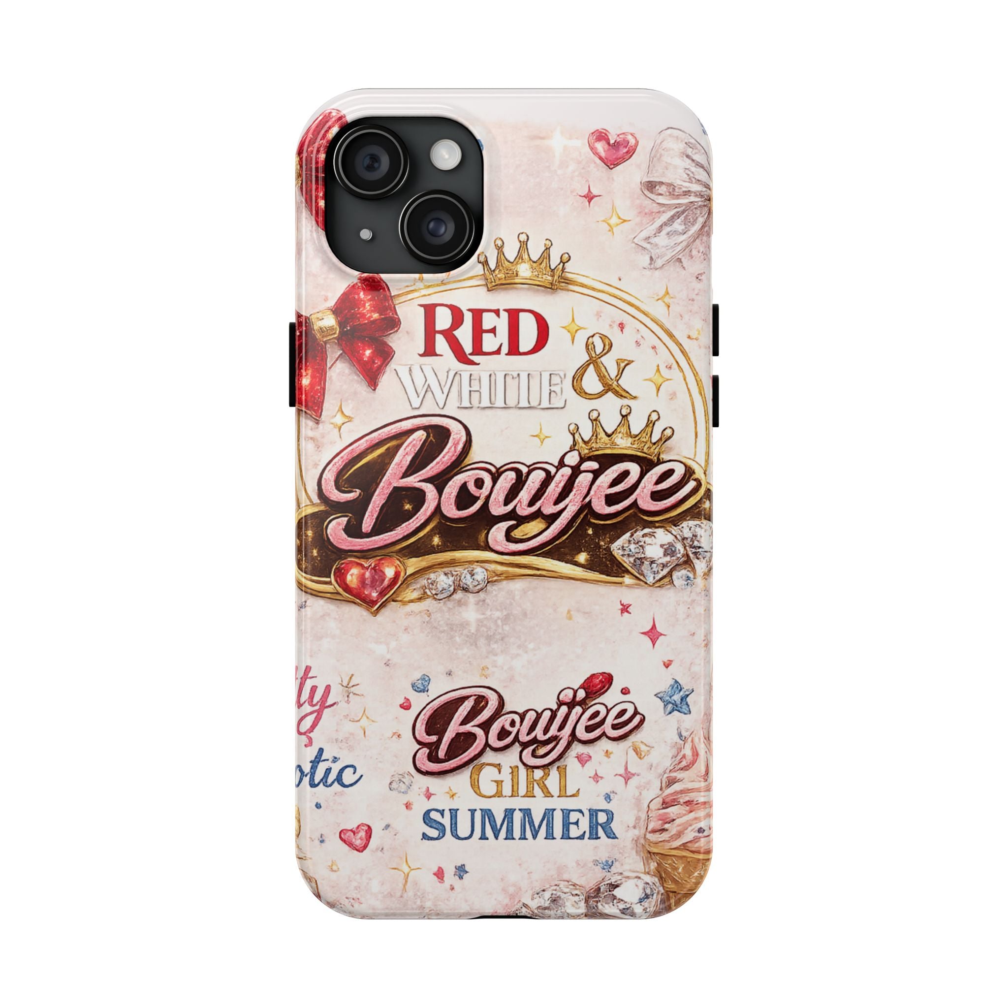 Red White & BouIjee Junk Phone Case