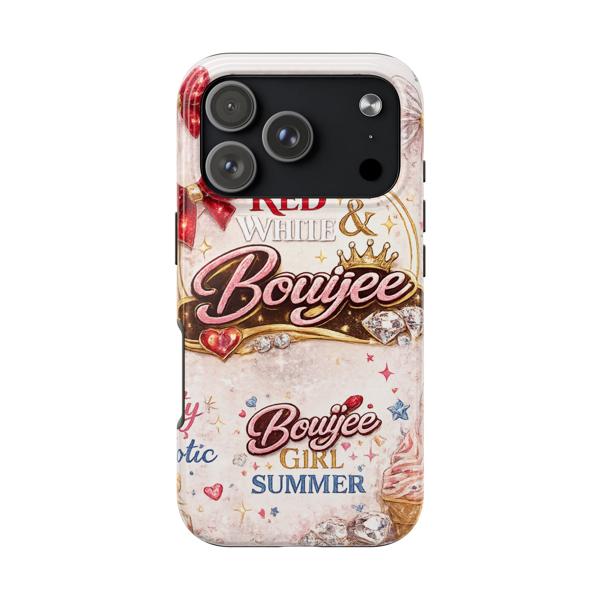 Red White & BouIjee Junk Phone Case