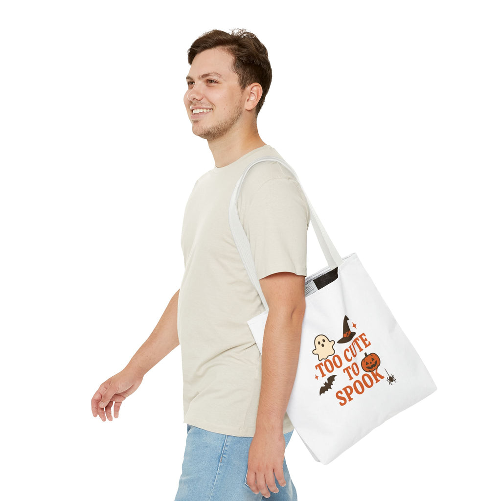 Too Cute to Spook- Halloween Tote Bag