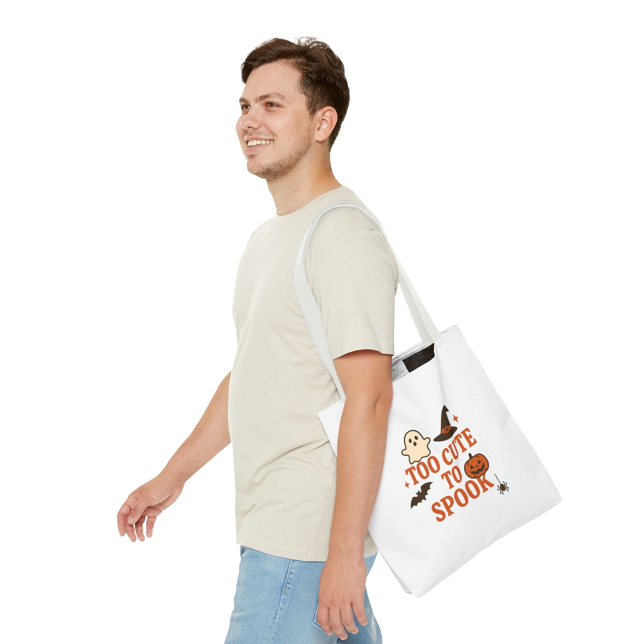 Too Cute to Spook- Halloween Tote Bag