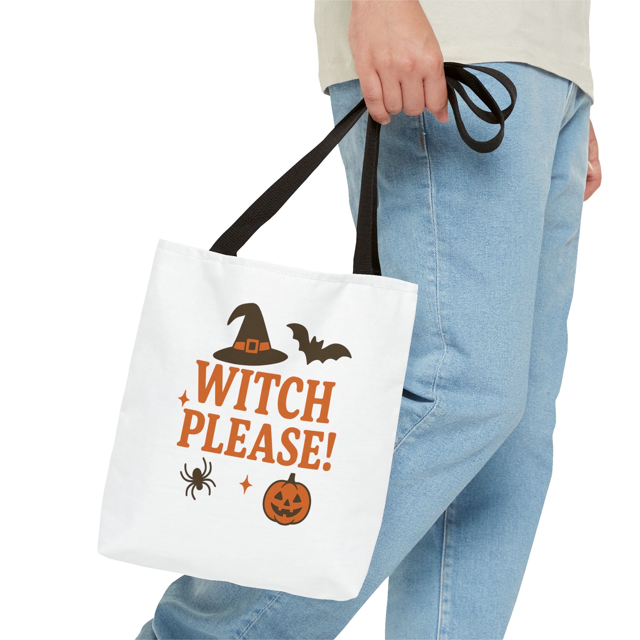 Witch Please, Trick or Treat Halloween Tote Bag