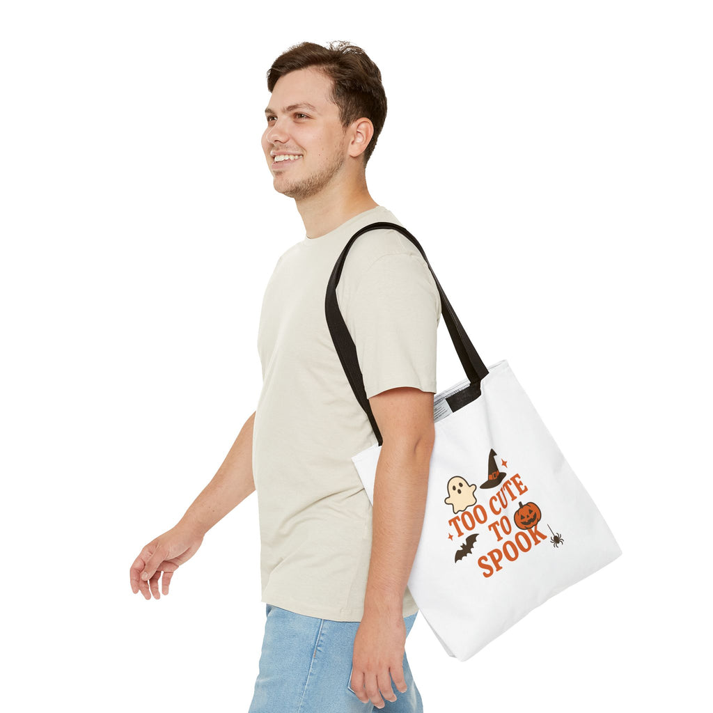 Too Cute to Spook- Halloween Tote Bag