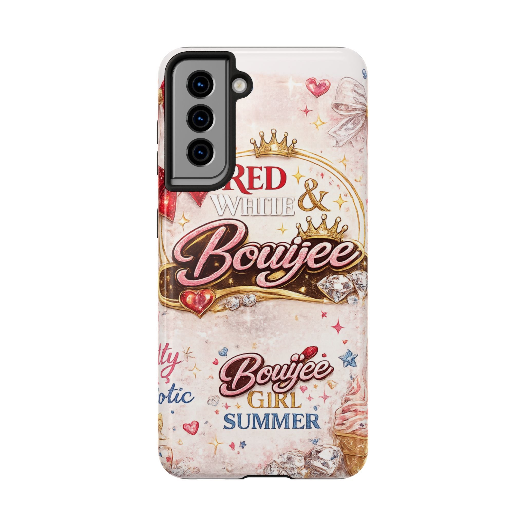 Red White & BouIjee Junk Phone Case
