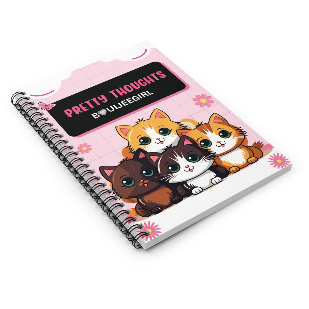 Pretty Thoughts Spiral Notebook