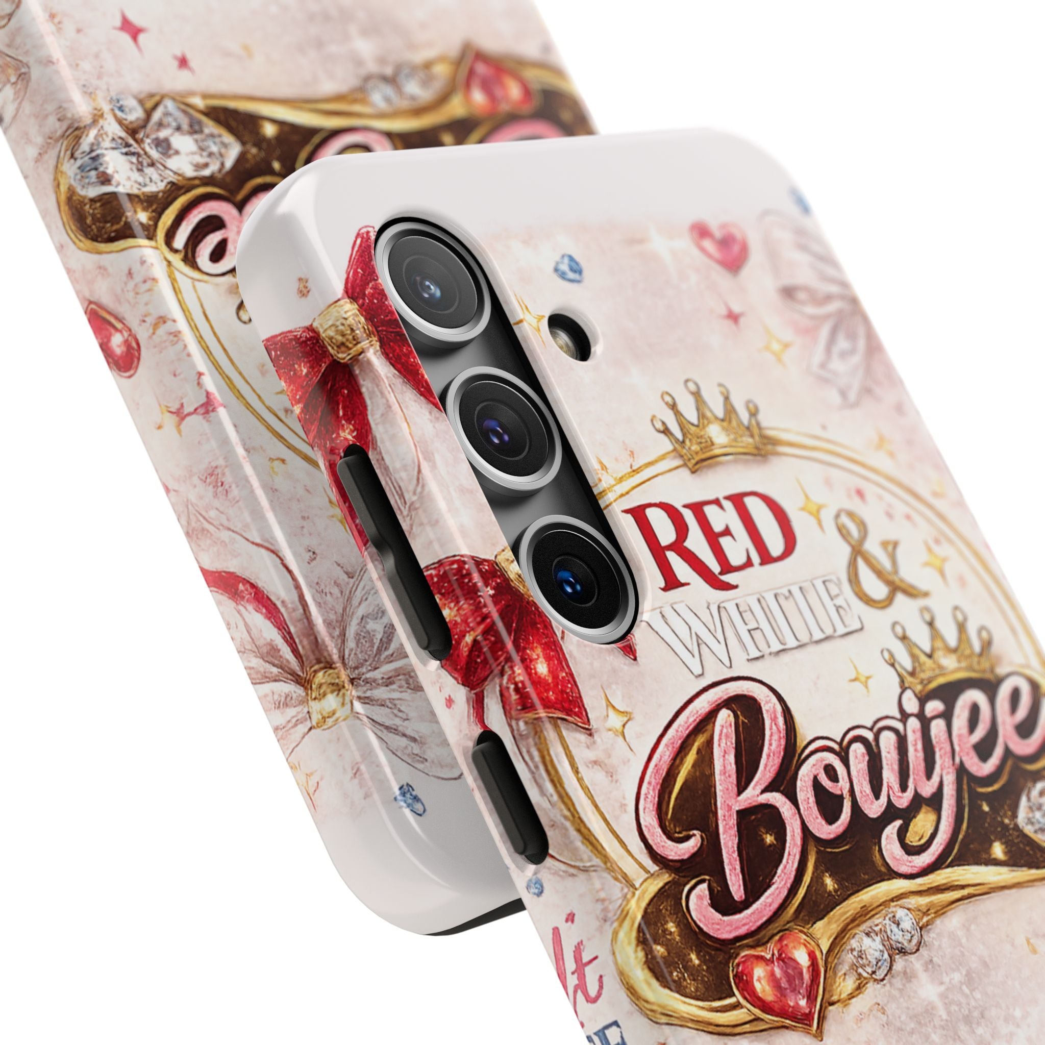 Red White & BouIjee Junk Phone Case