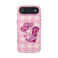 Pink Cowgirl Boots Phone Case