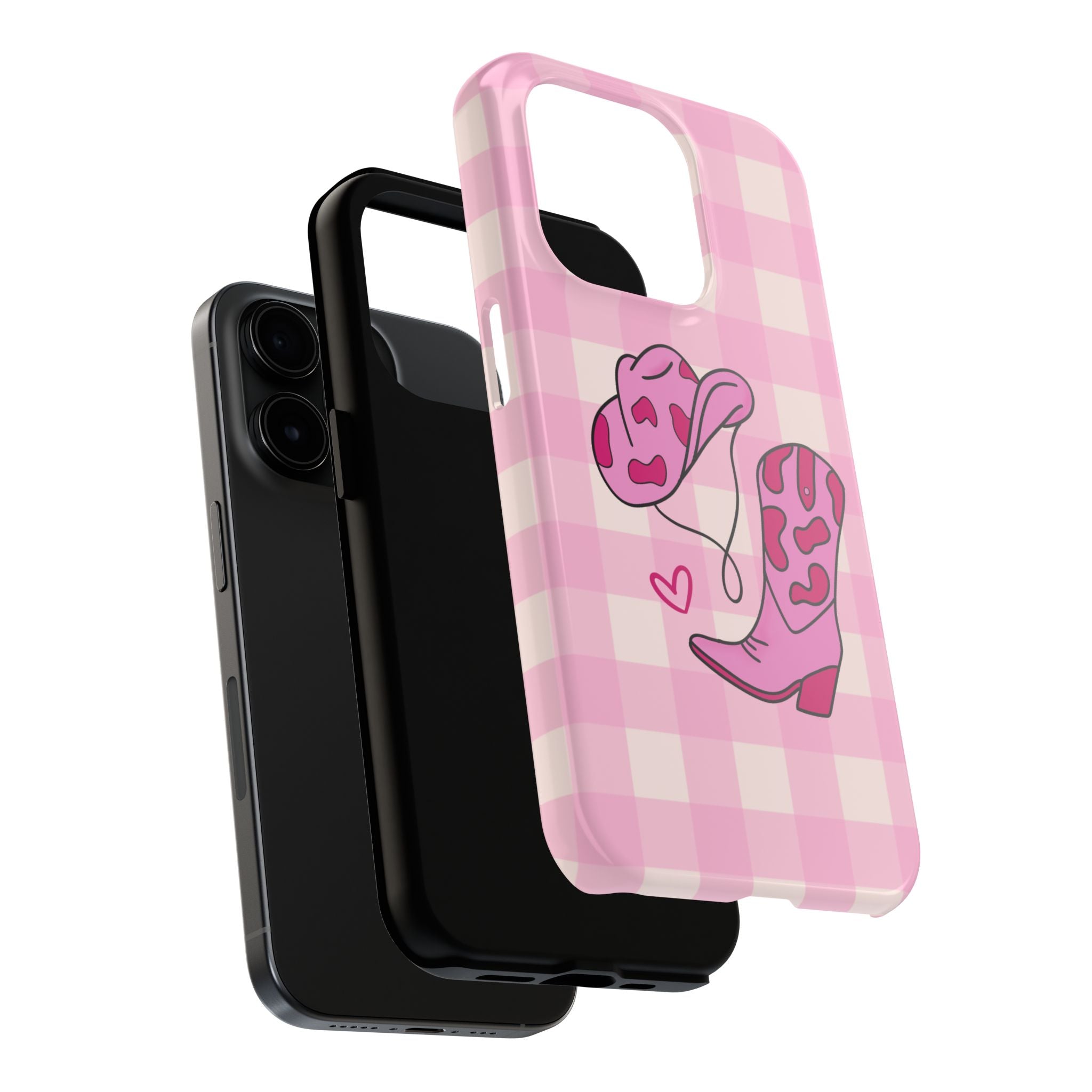 Pink Cowgirl Boots Phone Case