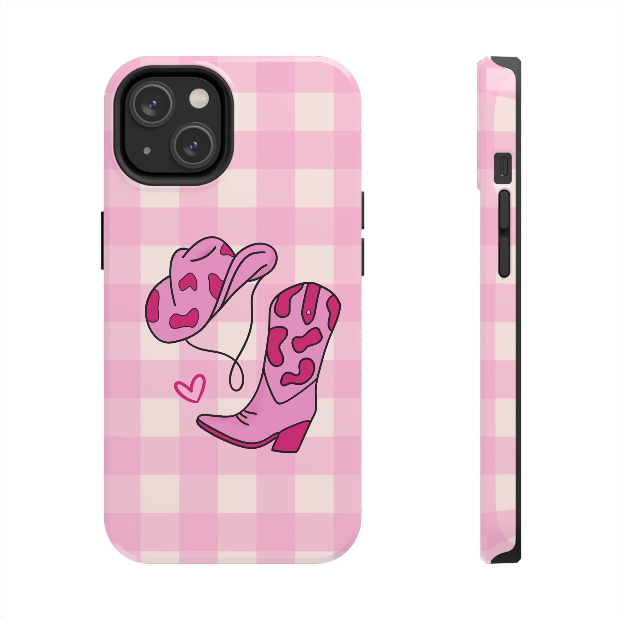 Pink Cowgirl Boots Phone Case