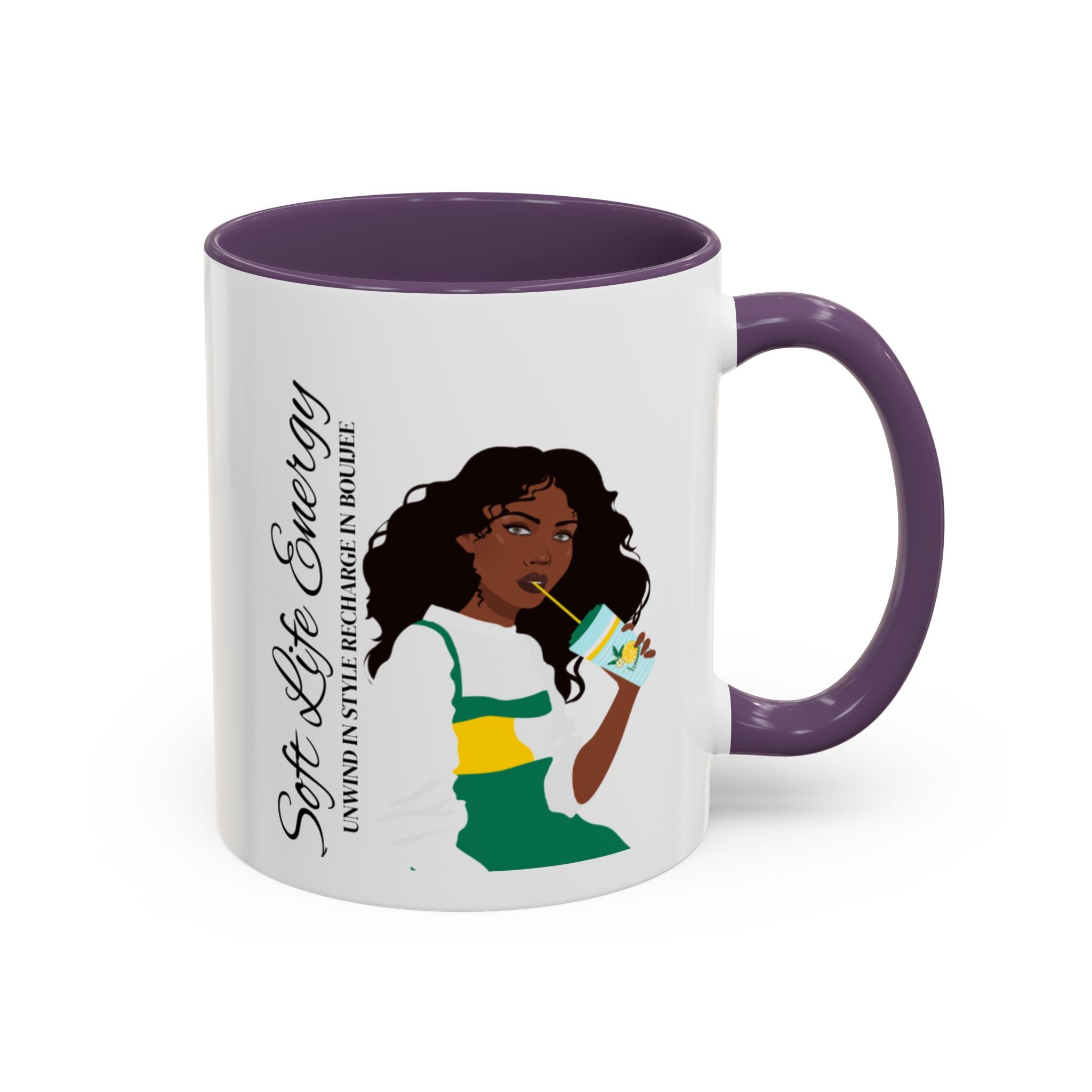 Soft Life Energy Unwind in Style Rich in Bouijee Mug
