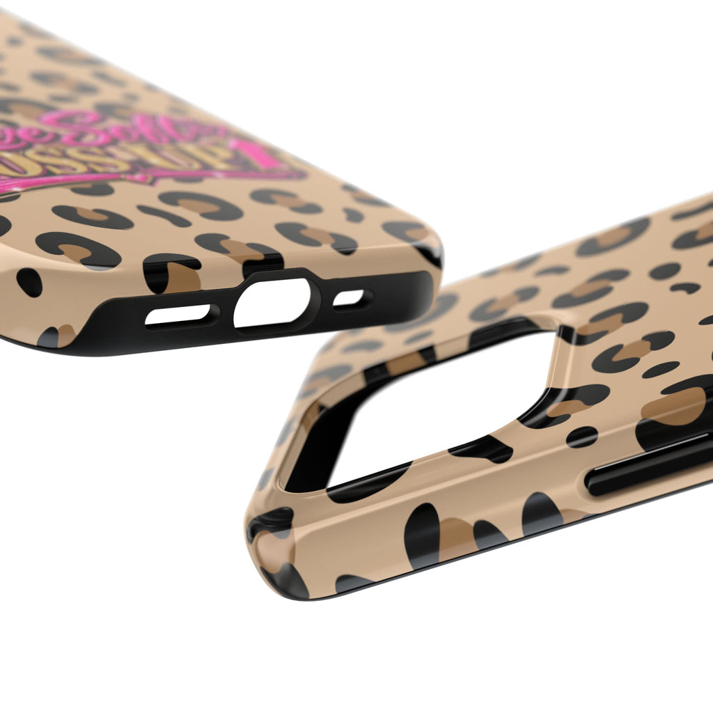 Live Soft Boss Up Leopard Phone Case