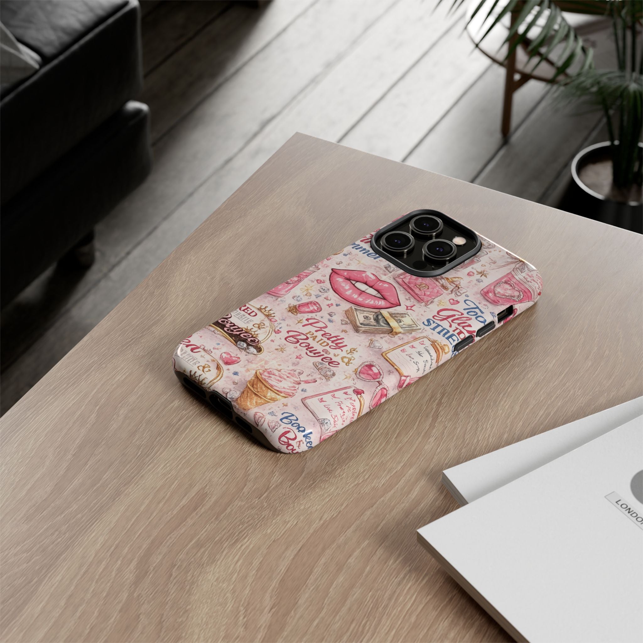 Pink Pretty and Boujee Junk Phone Case