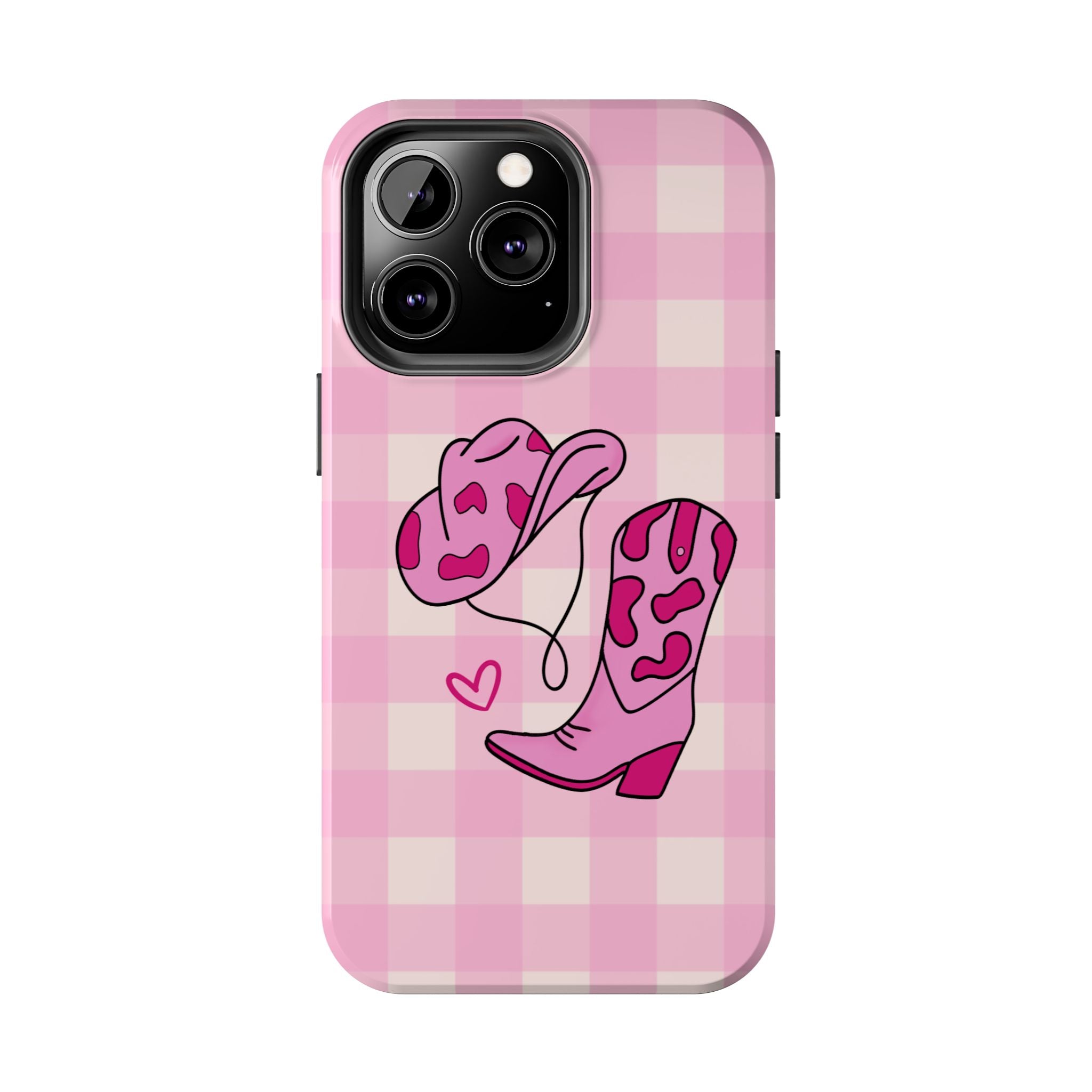 Pink Cowgirl Boots Phone Case