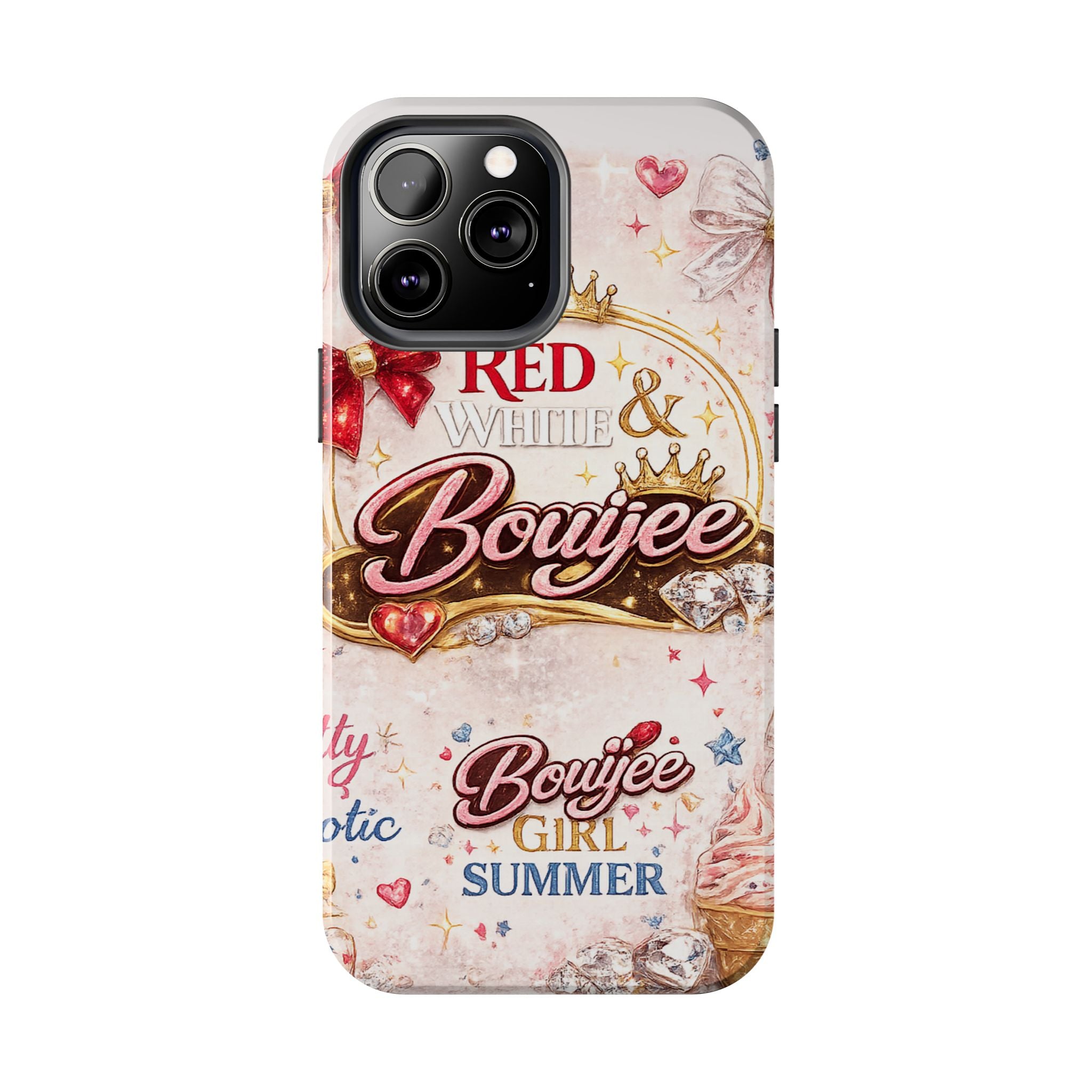 Red White & BouIjee Junk Phone Case