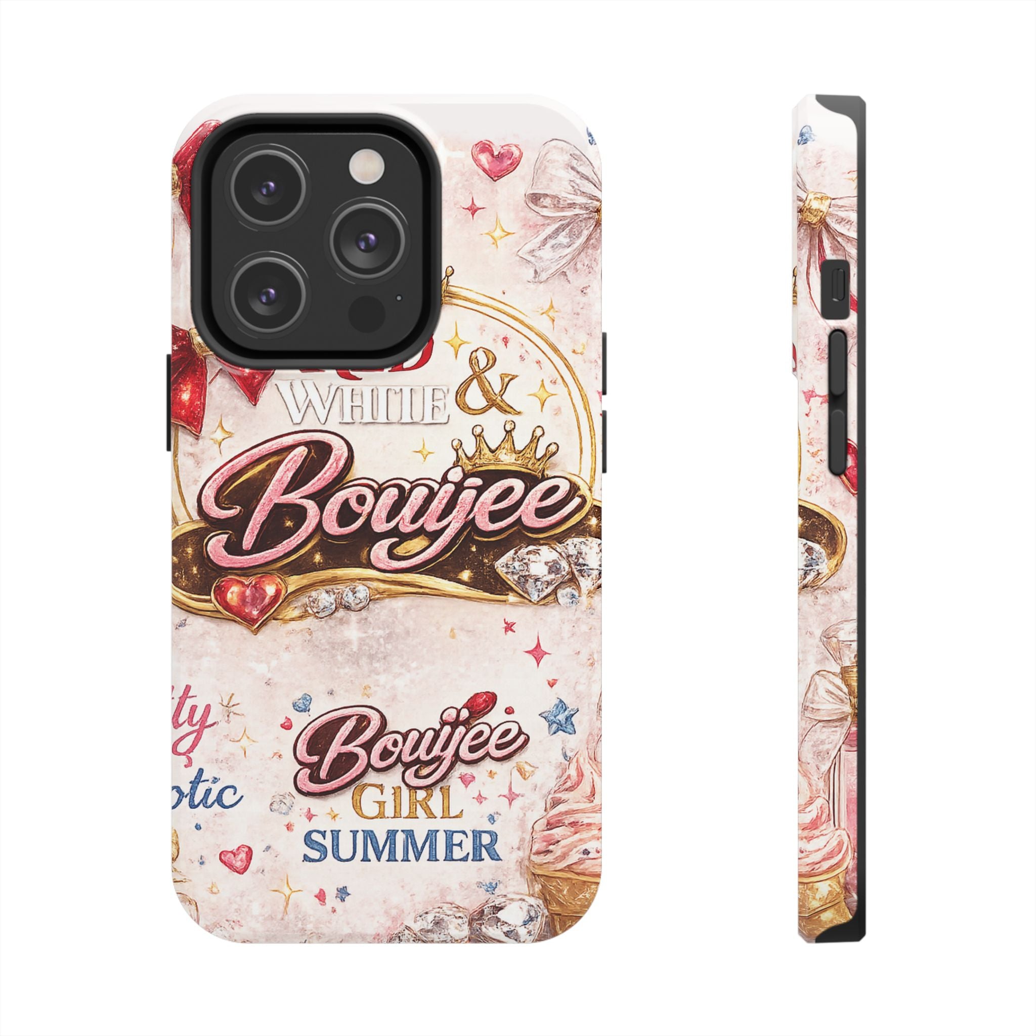 Red White & BouIjee Junk Phone Case