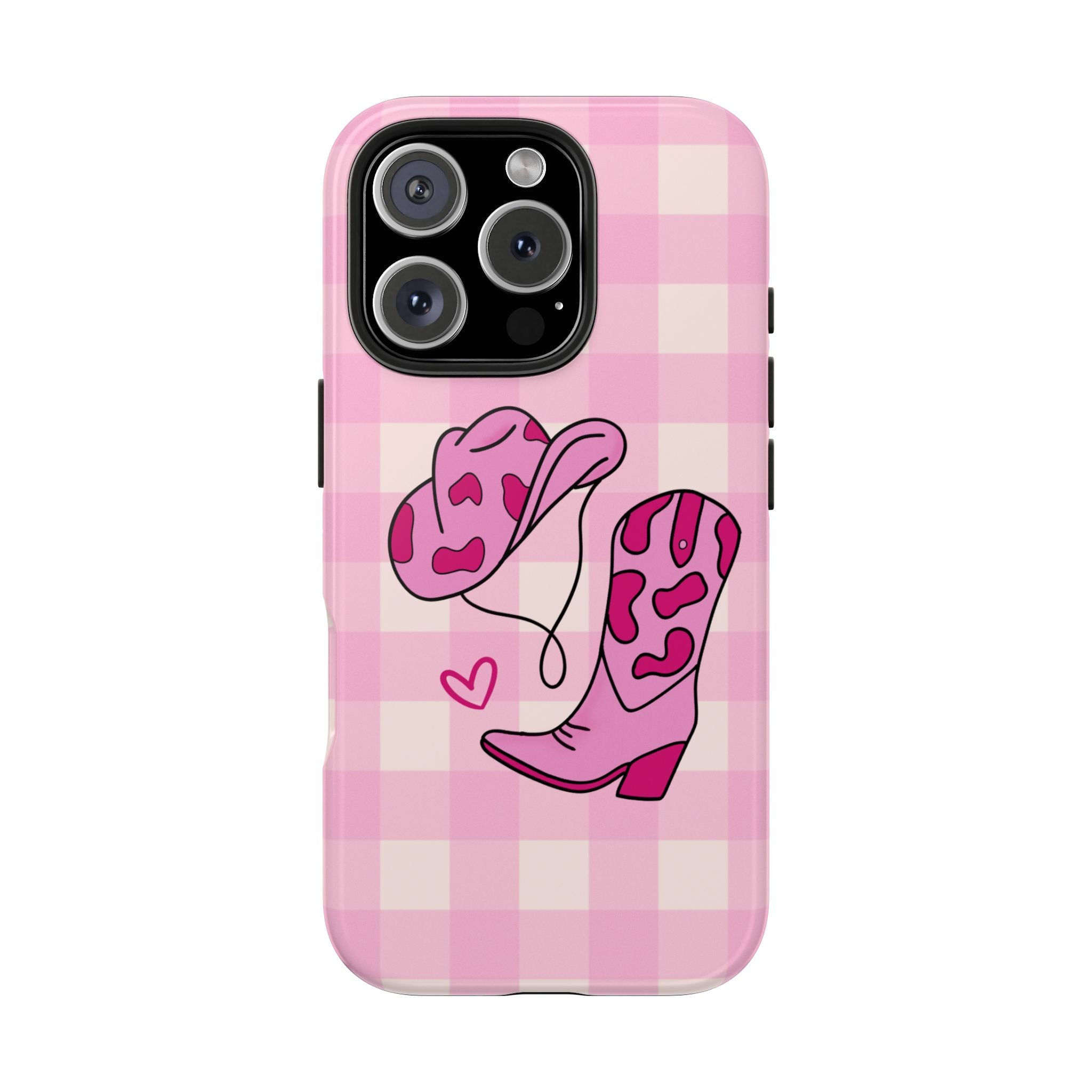 Pink Cowgirl Boots Phone Case
