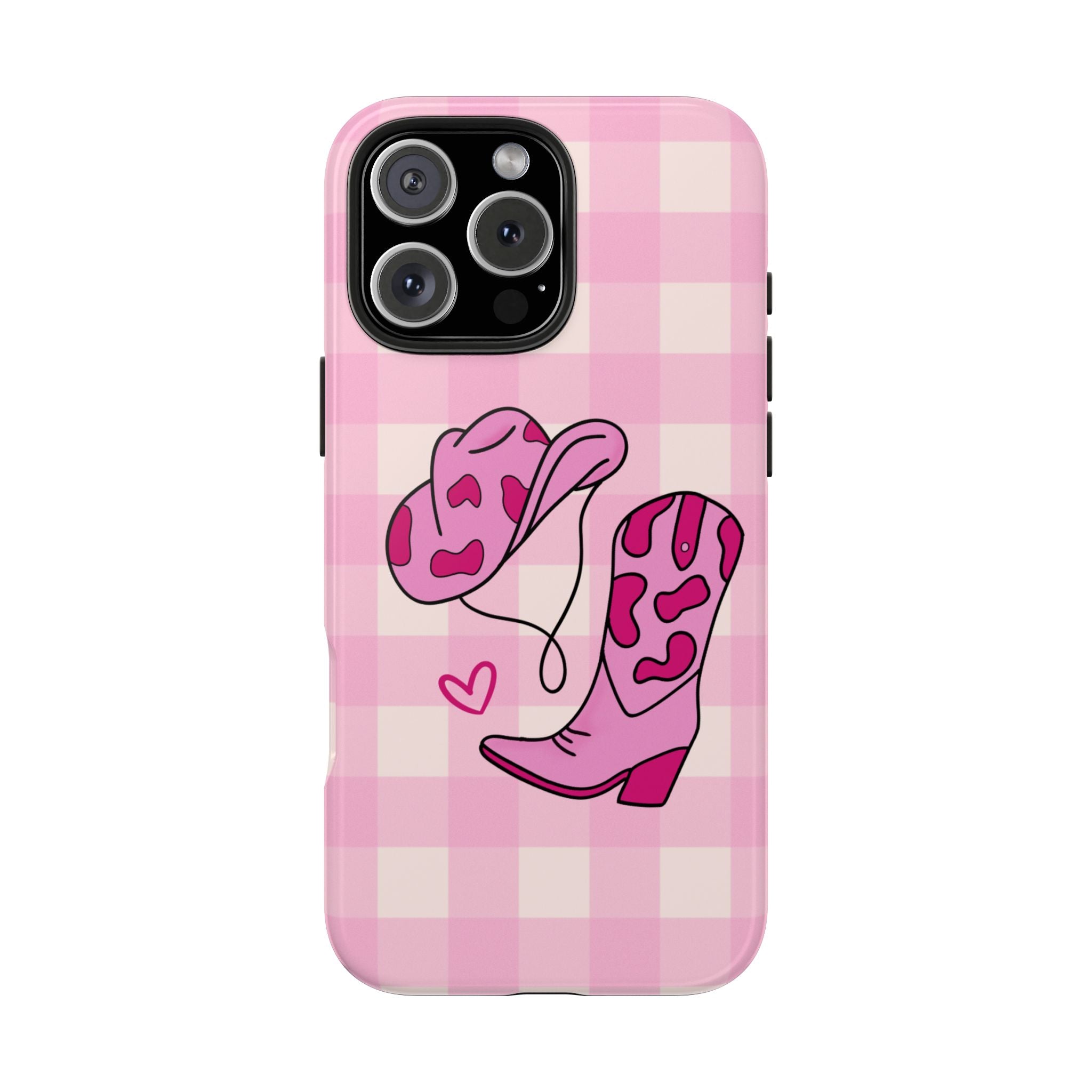 Pink Cowgirl Boots Phone Case
