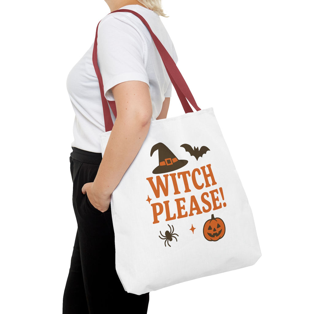 Witch Please, Trick or Treat Halloween Tote Bag