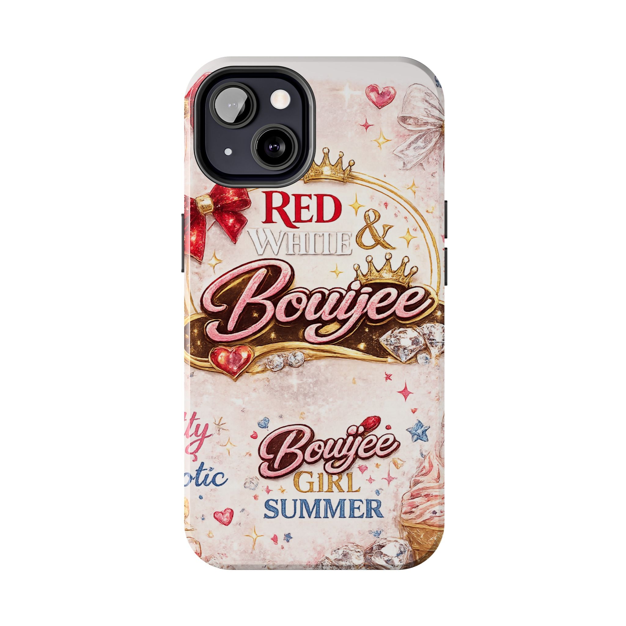 Red White & BouIjee Junk Phone Case