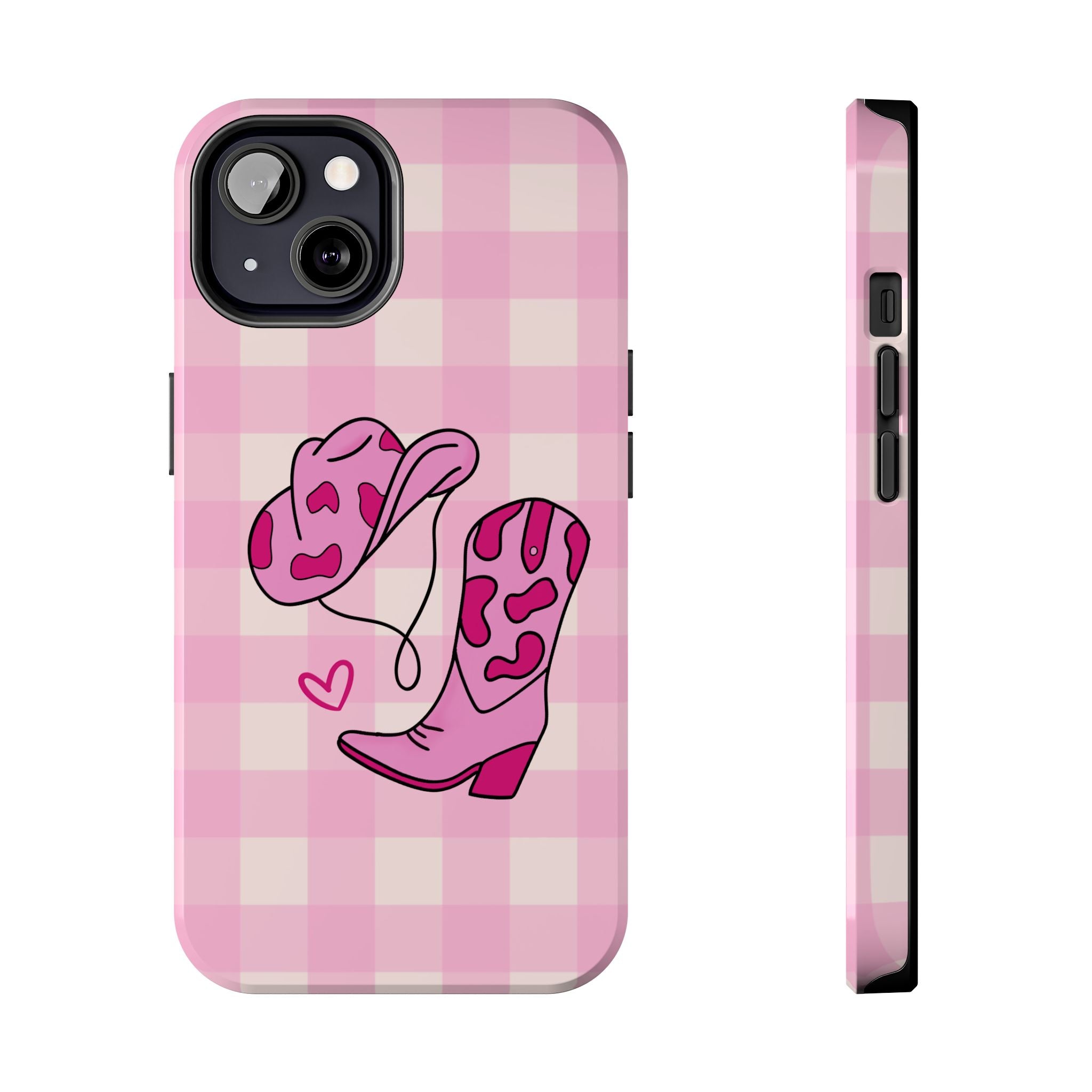 Pink Cowgirl Boots Phone Case