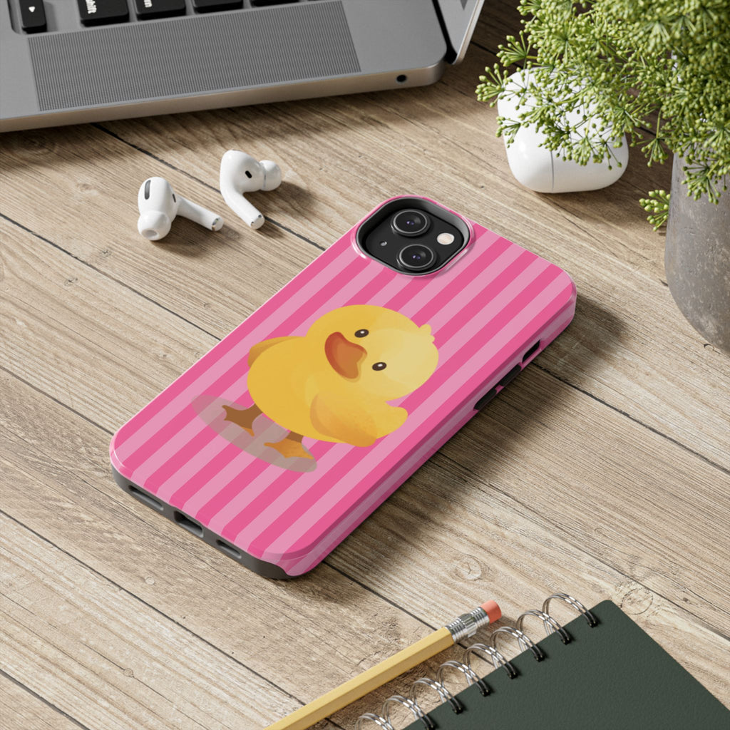Cute Yellow Duckling Tough Phone Case