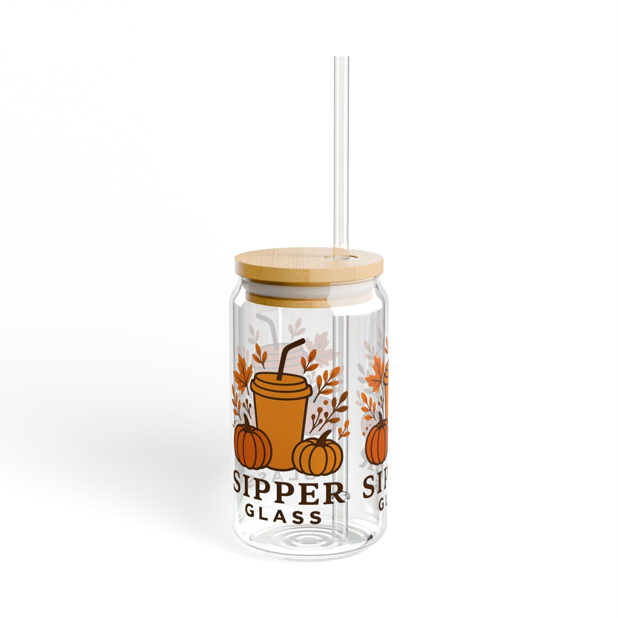 Fall Sipper Glass