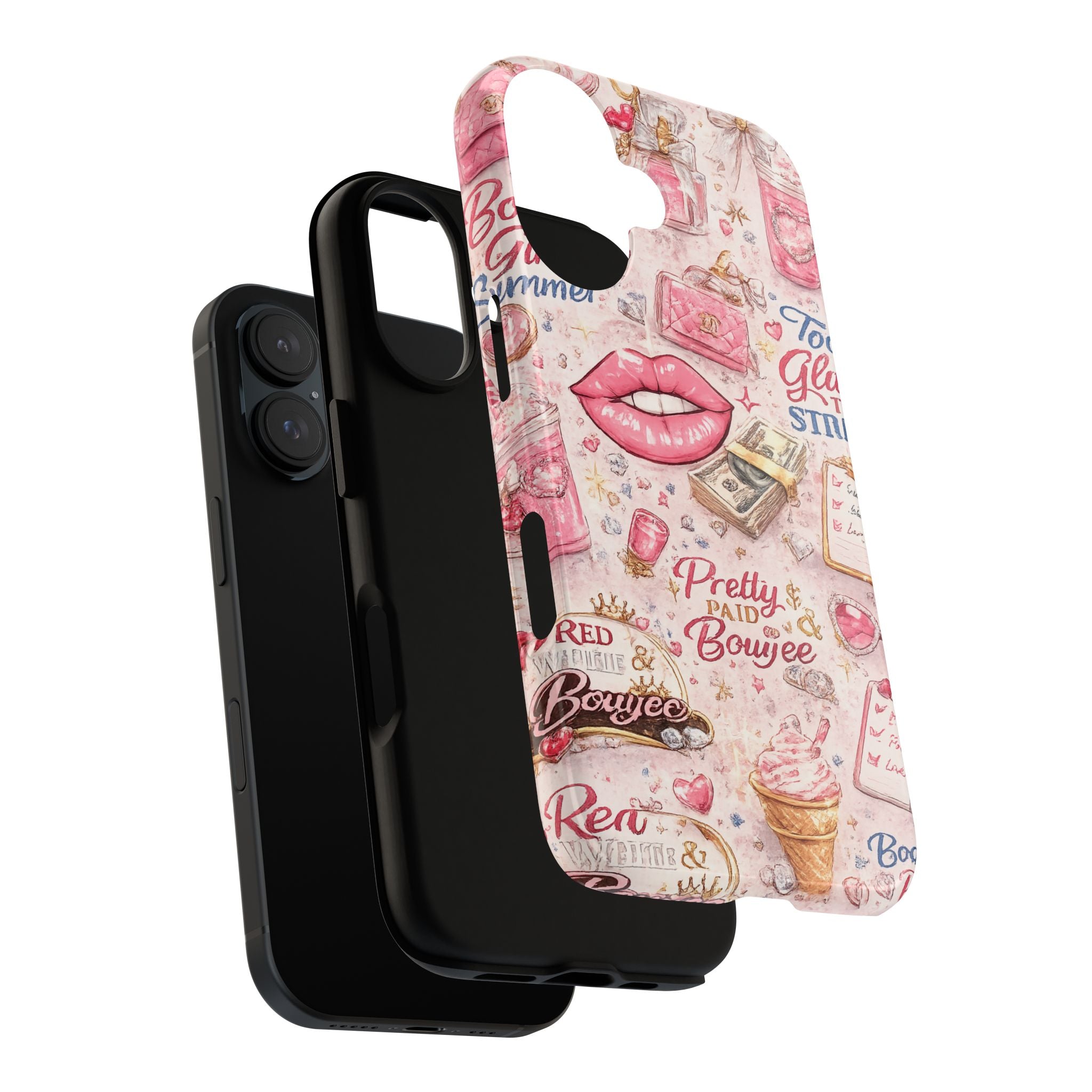 Pink Pretty and Boujee Junk Phone Case