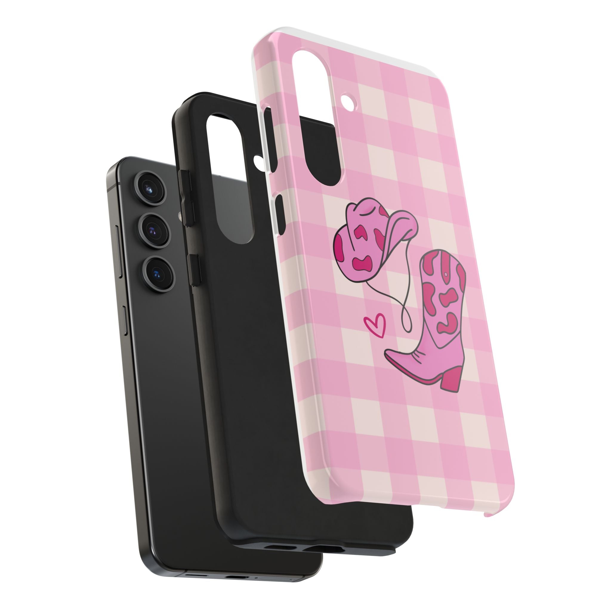 Pink Cowgirl Boots Phone Case