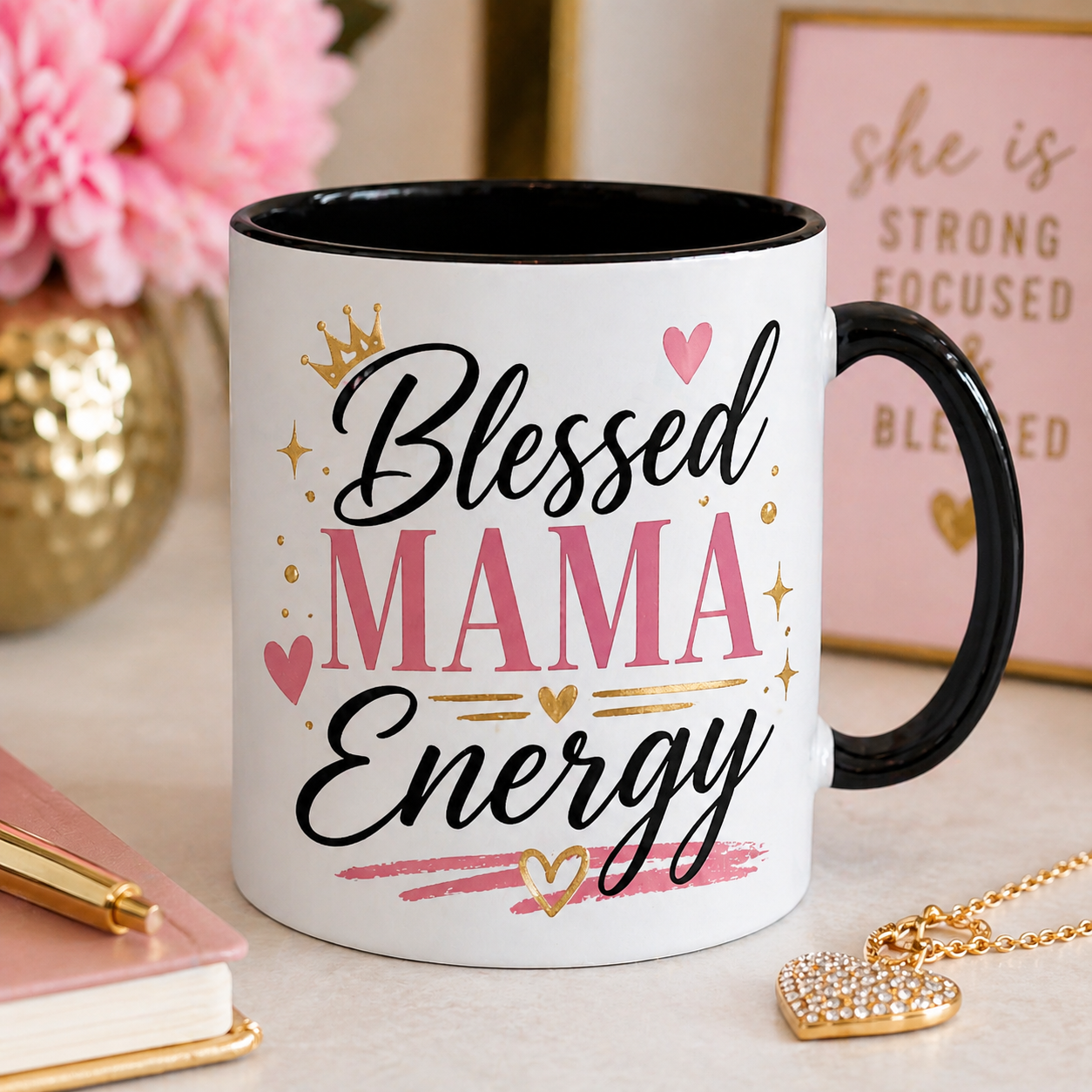 Blessed Mama Energy Mug