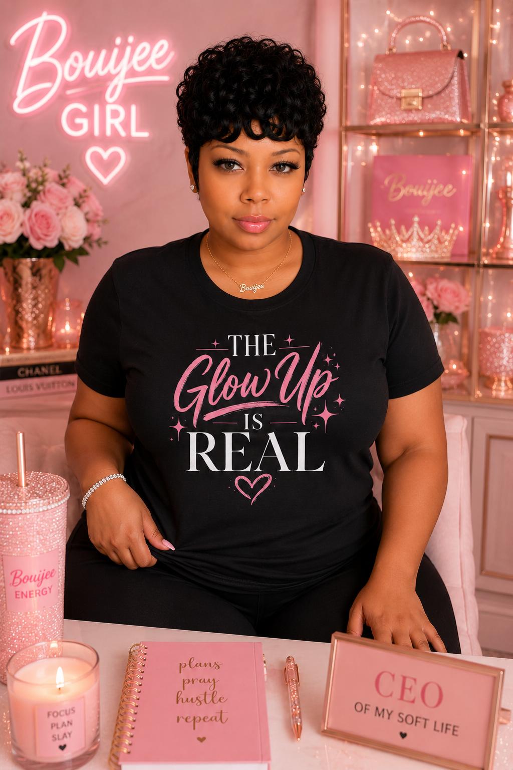 The Glow Up Is Real T-shirt