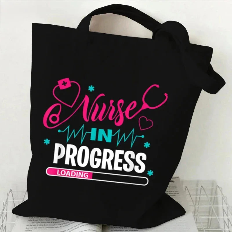 Nurse Loading in Progress Canvas Tote Bag