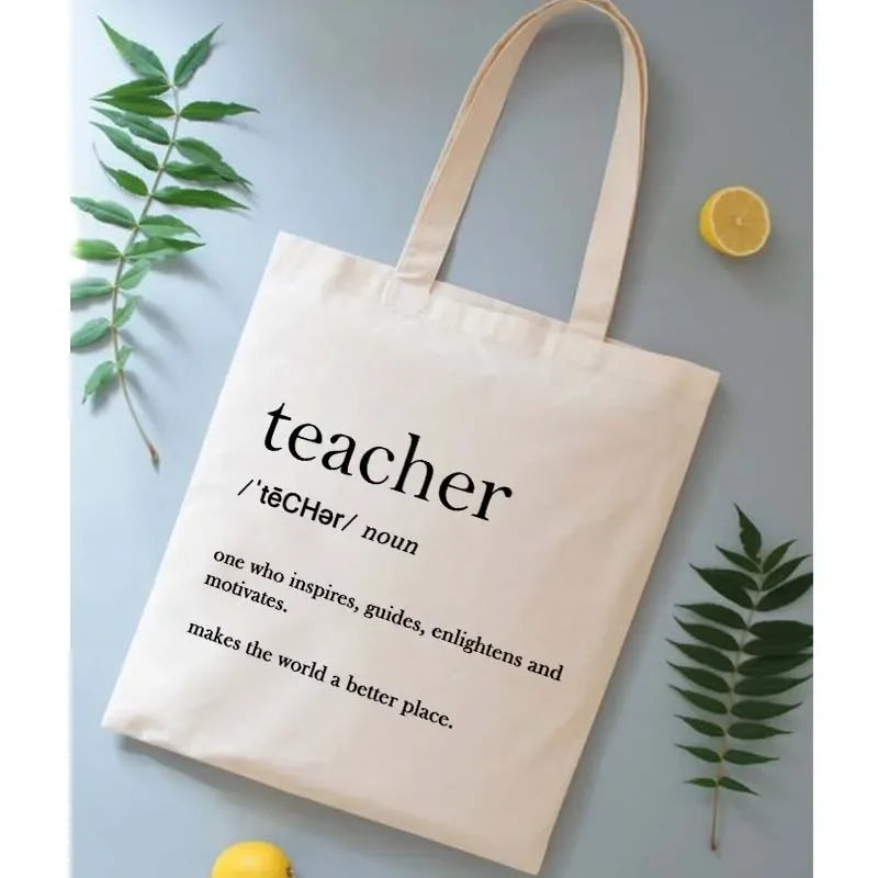 The Definition of a Teacher Canvas Tote Bag