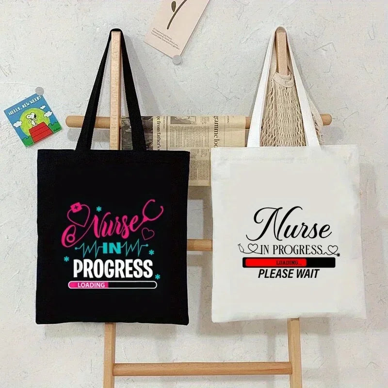 Nurse Loading in Progress Canvas Tote Bag