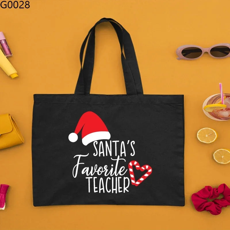 Teacher Canvas Tote Bag