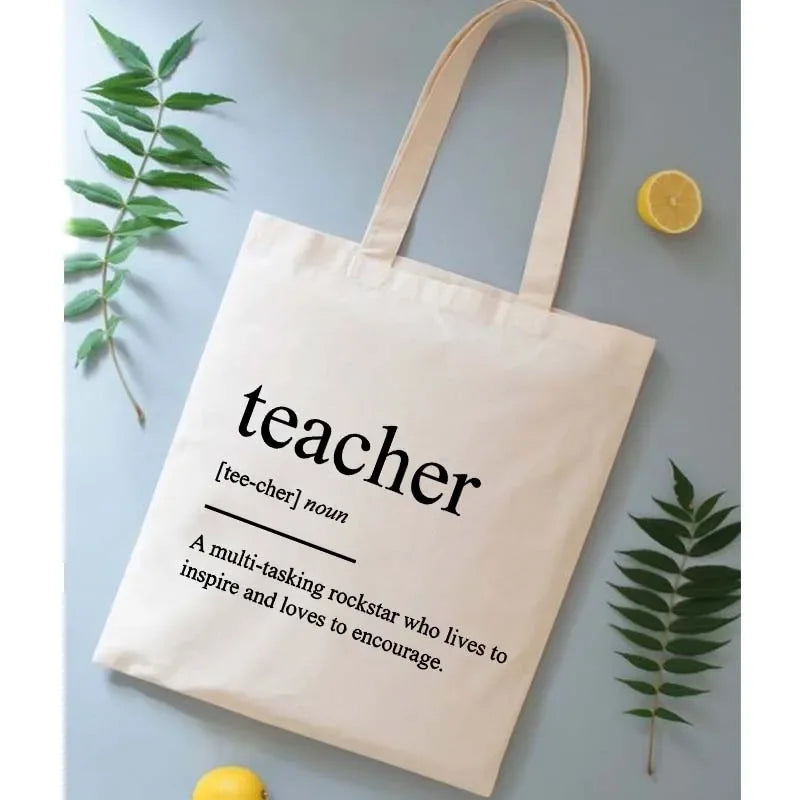 The Definition of a Teacher Canvas Tote Bag