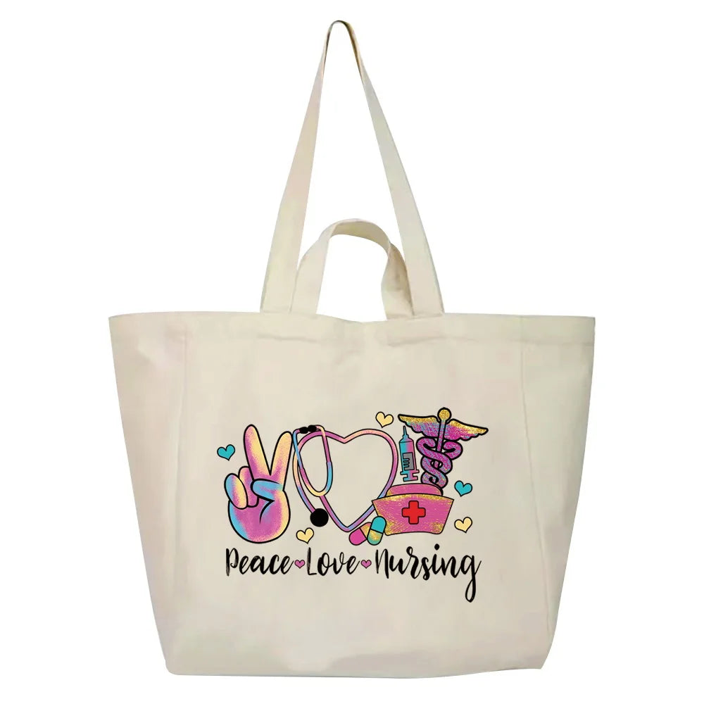 Keep Calm I’m a Nurse Canvas Tote Bag