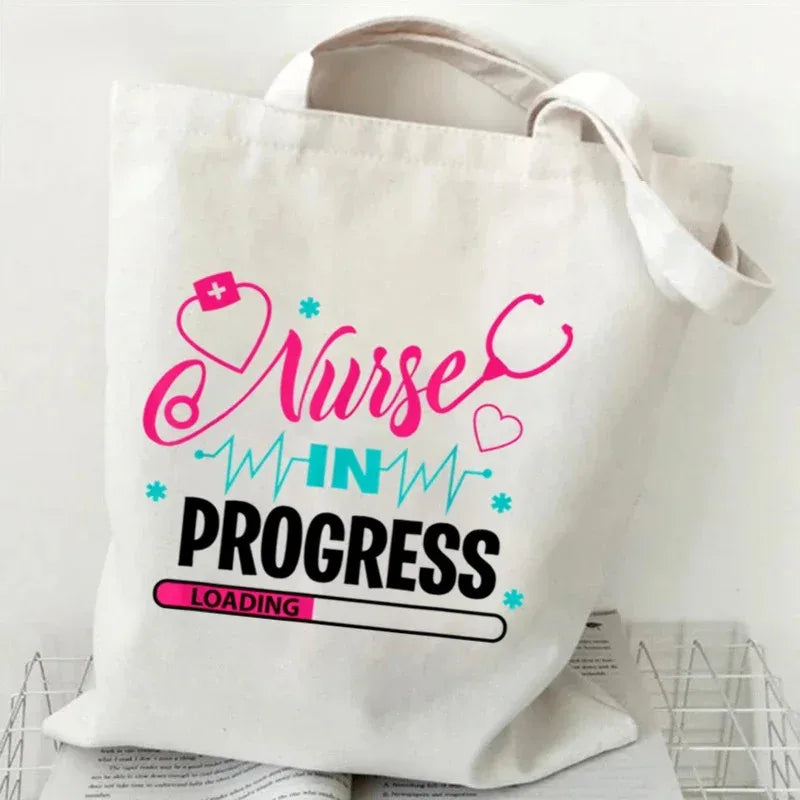 Nurse Loading in Progress Canvas Tote Bag